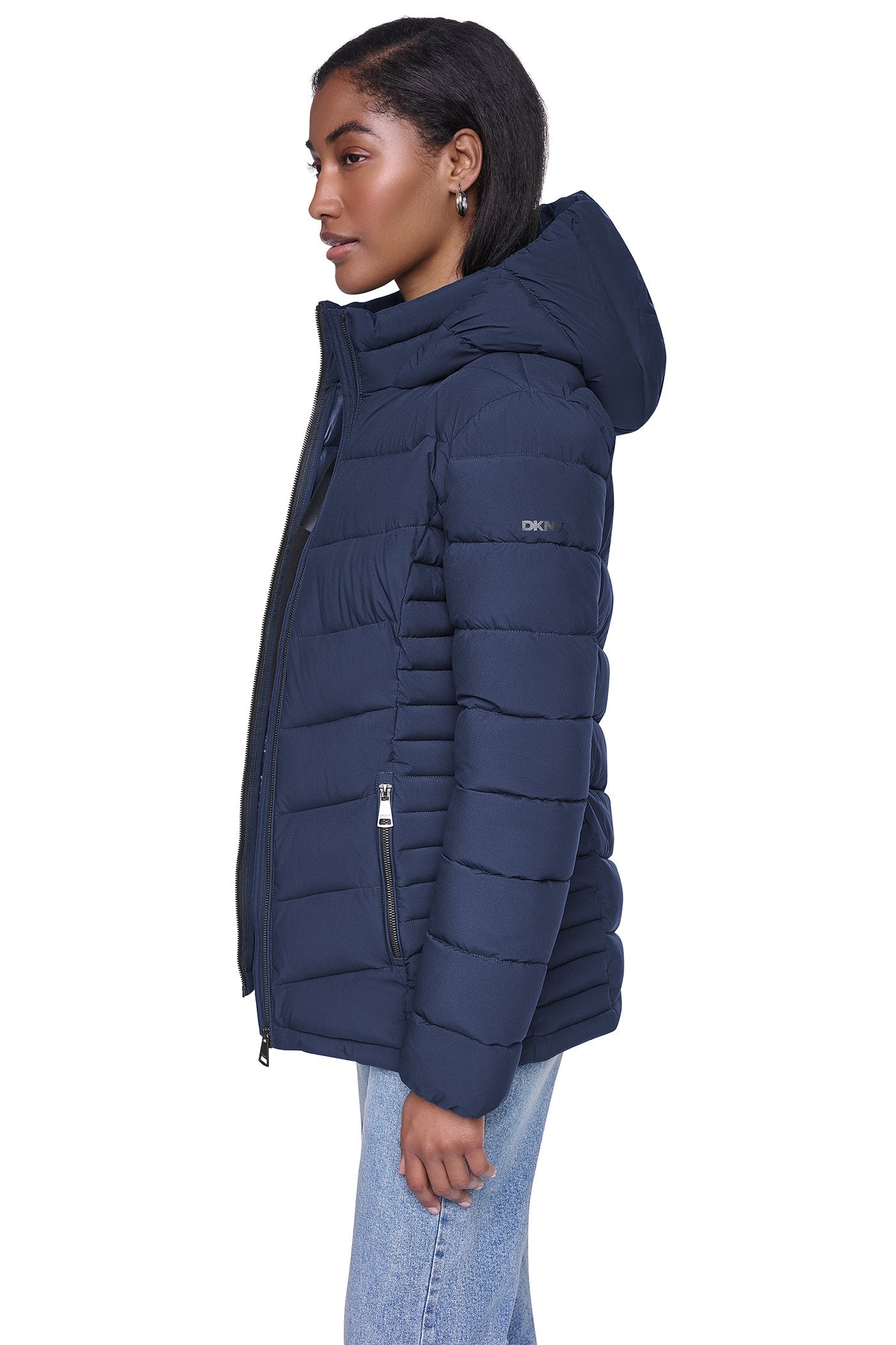 PACKABLE PUFFER JACKET - Dark Navy - 3