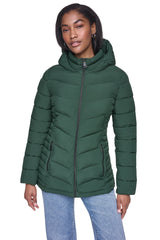 PACKABLE PUFFER JACKET - Hunter - 4