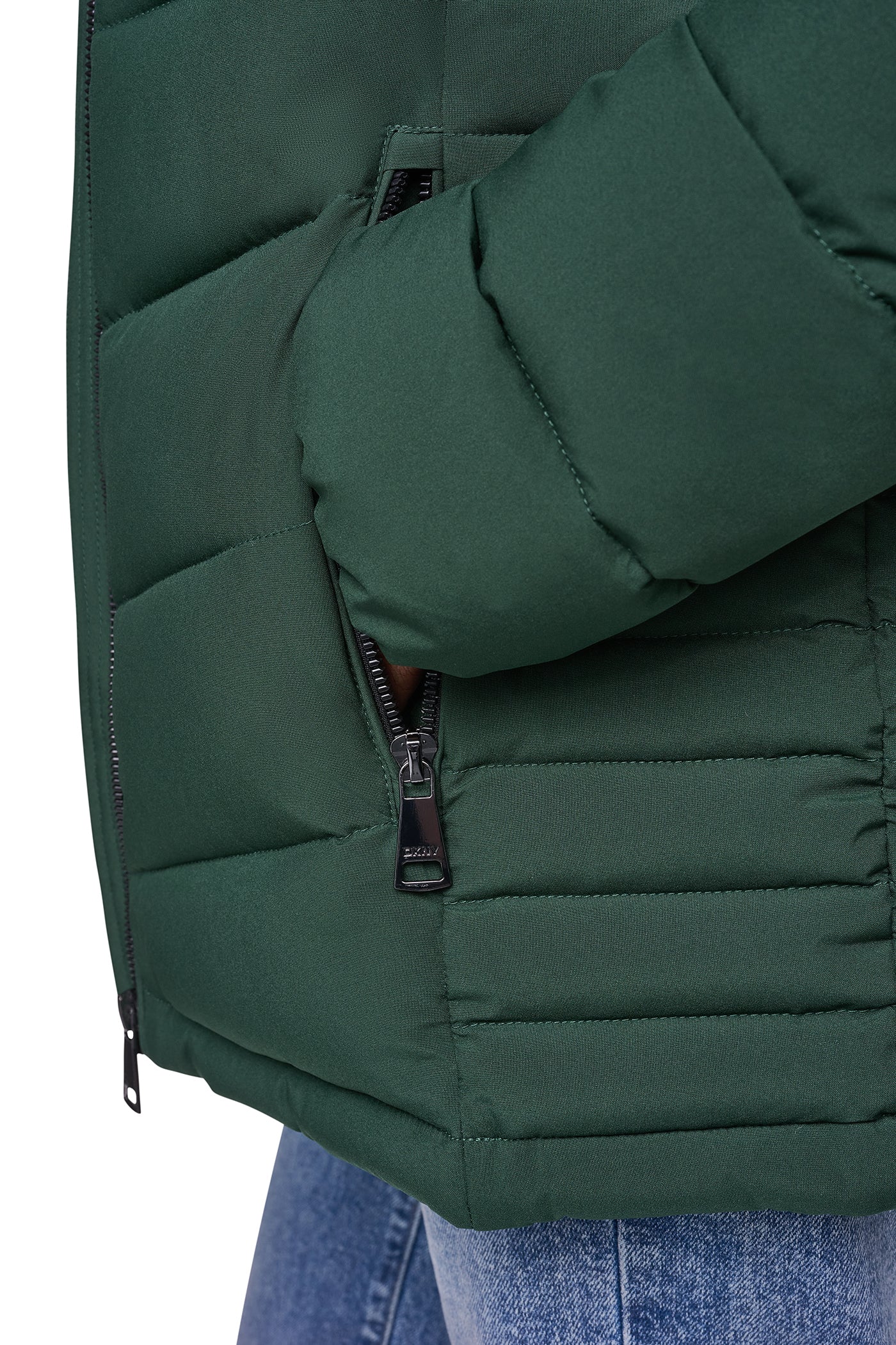 PACKABLE PUFFER JACKET - Hunter - 7