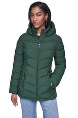 PACKABLE PUFFER JACKET - Hunter - 1