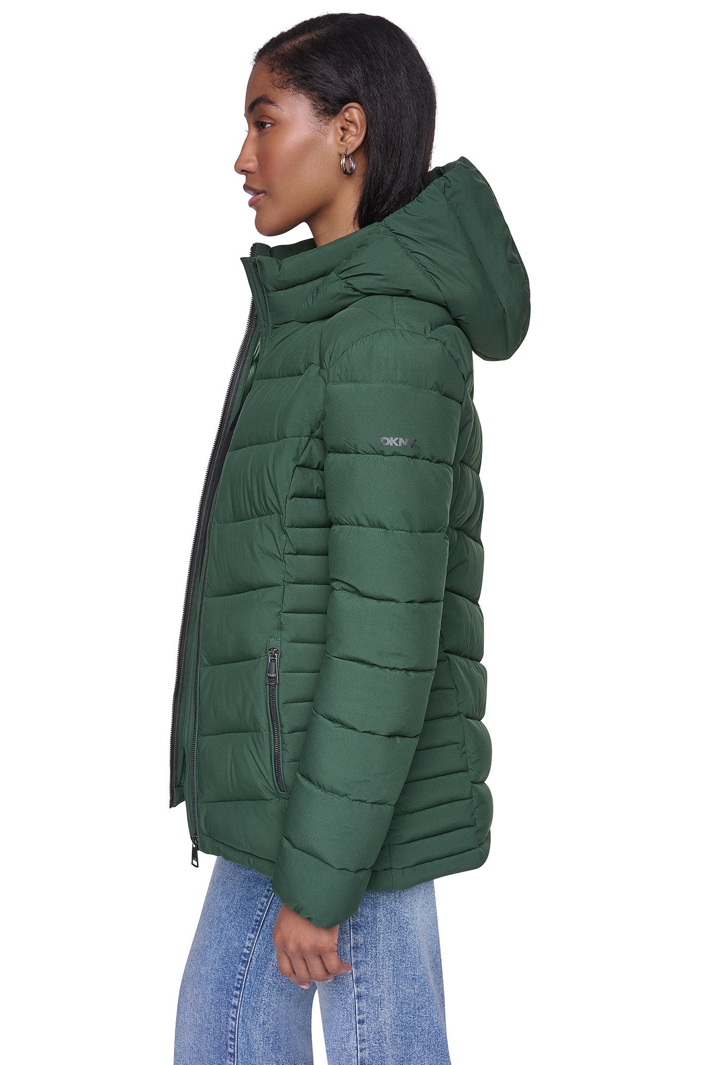 PACKABLE PUFFER JACKET - Hunter - 2
