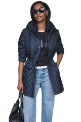 QUILTED ANORAK - Dark Navy - 1
