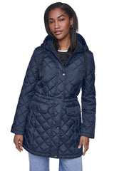 QUILTED ANORAK - Dark Navy - 2