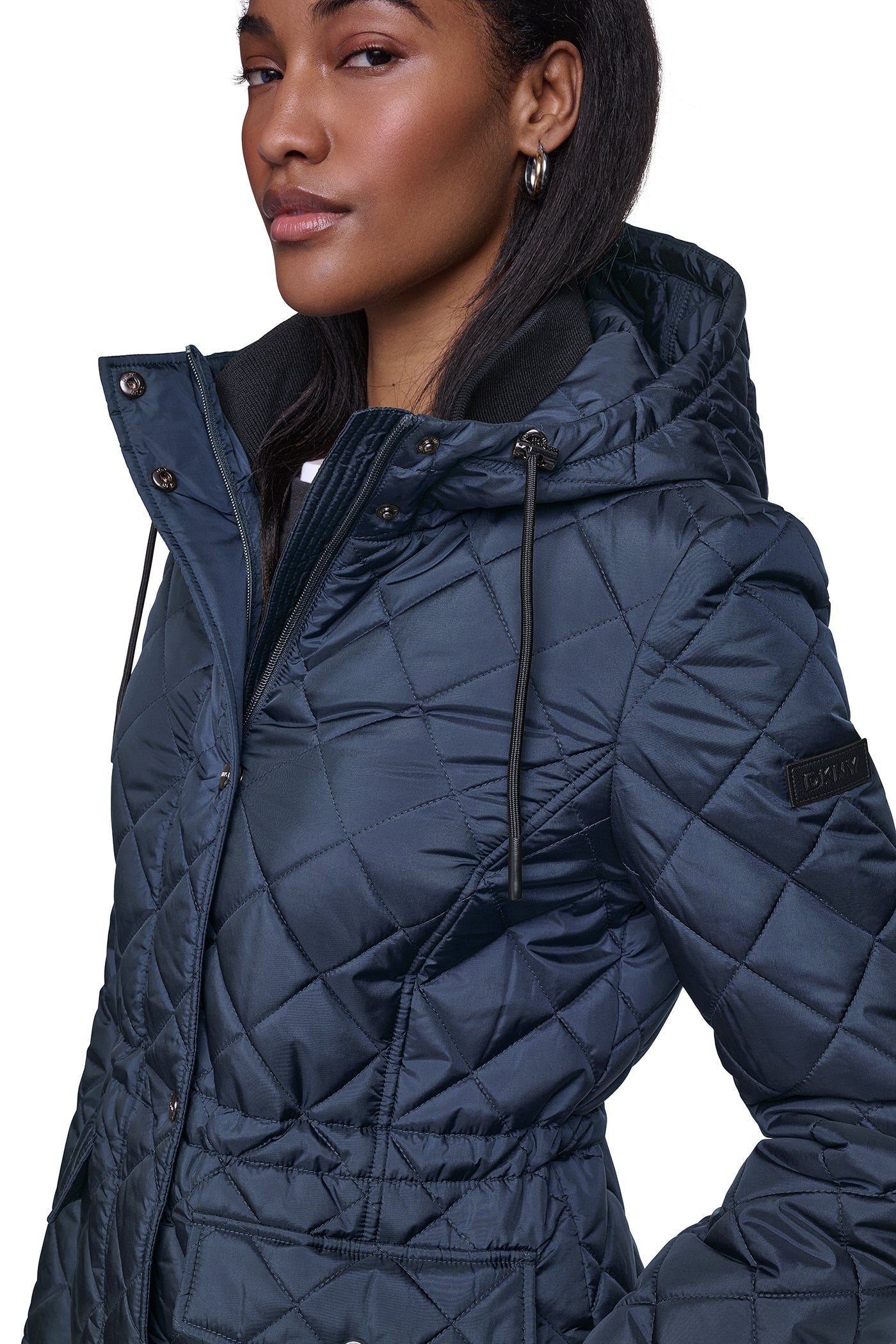 QUILTED ANORAK - Dark Navy - 7