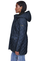 QUILTED ANORAK - Dark Navy - 4