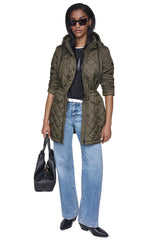 QUILTED ANORAK - Loden - 1