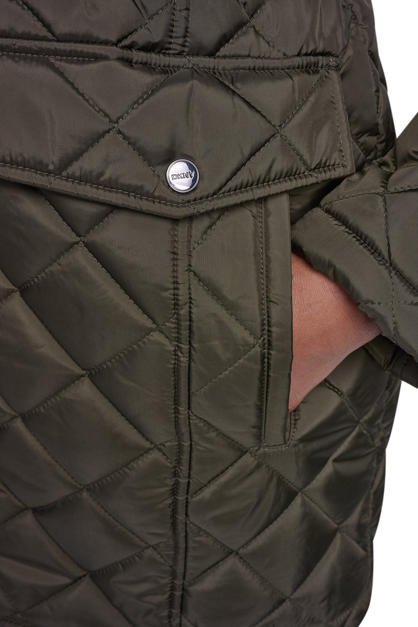QUILTED ANORAK - Loden - 11