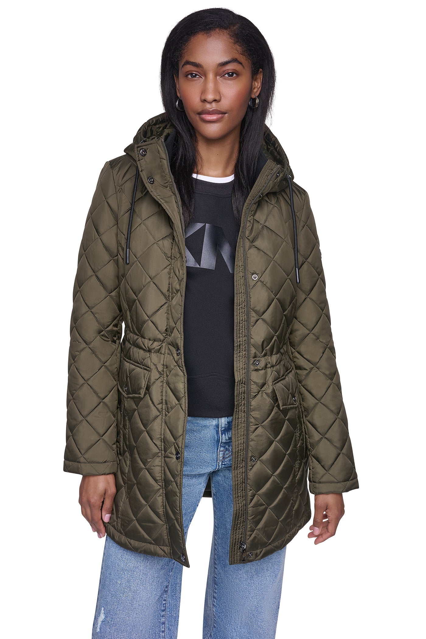 QUILTED ANORAK - Loden - 7