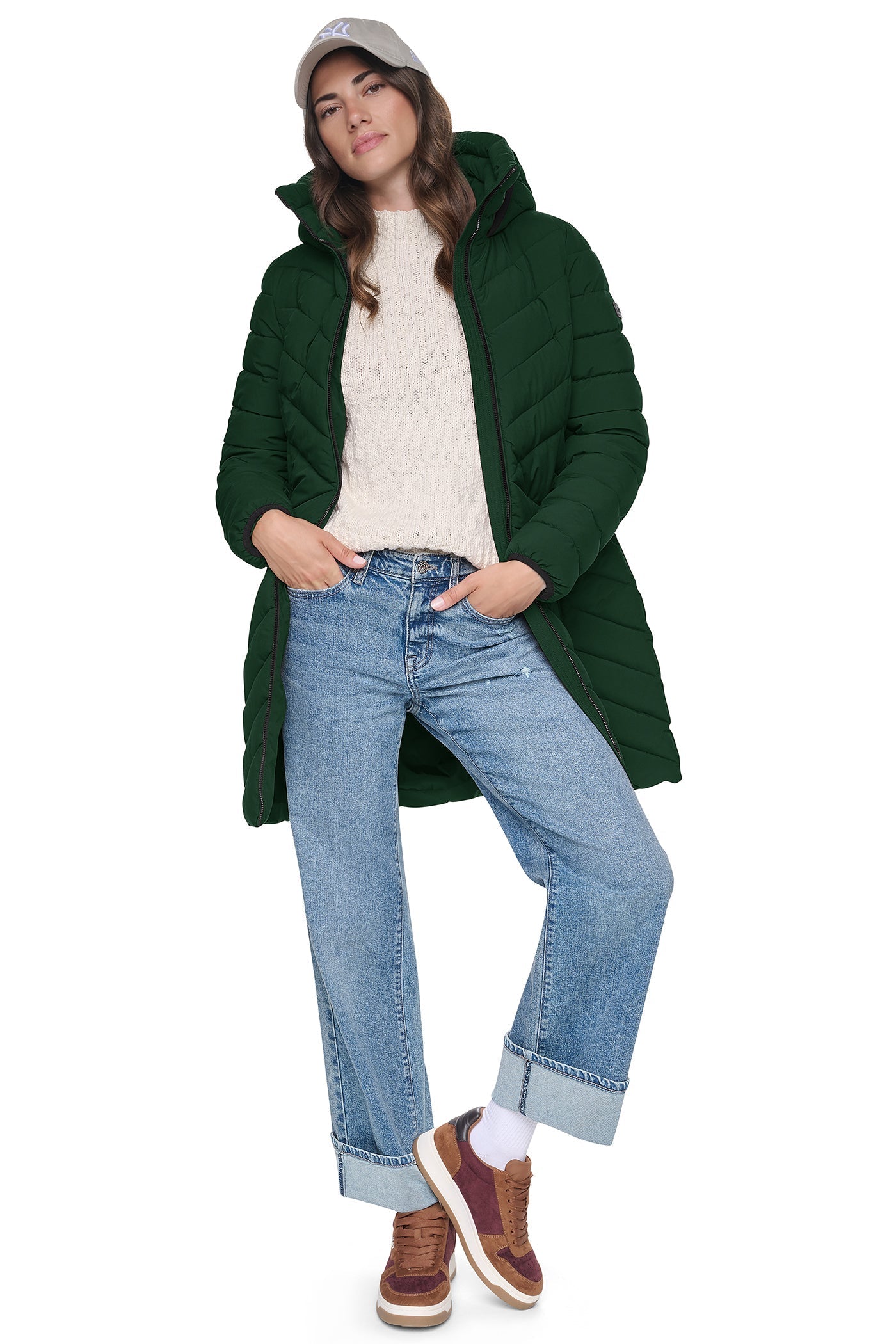 STRETCH PUFFER JACKET - Hunter - 7