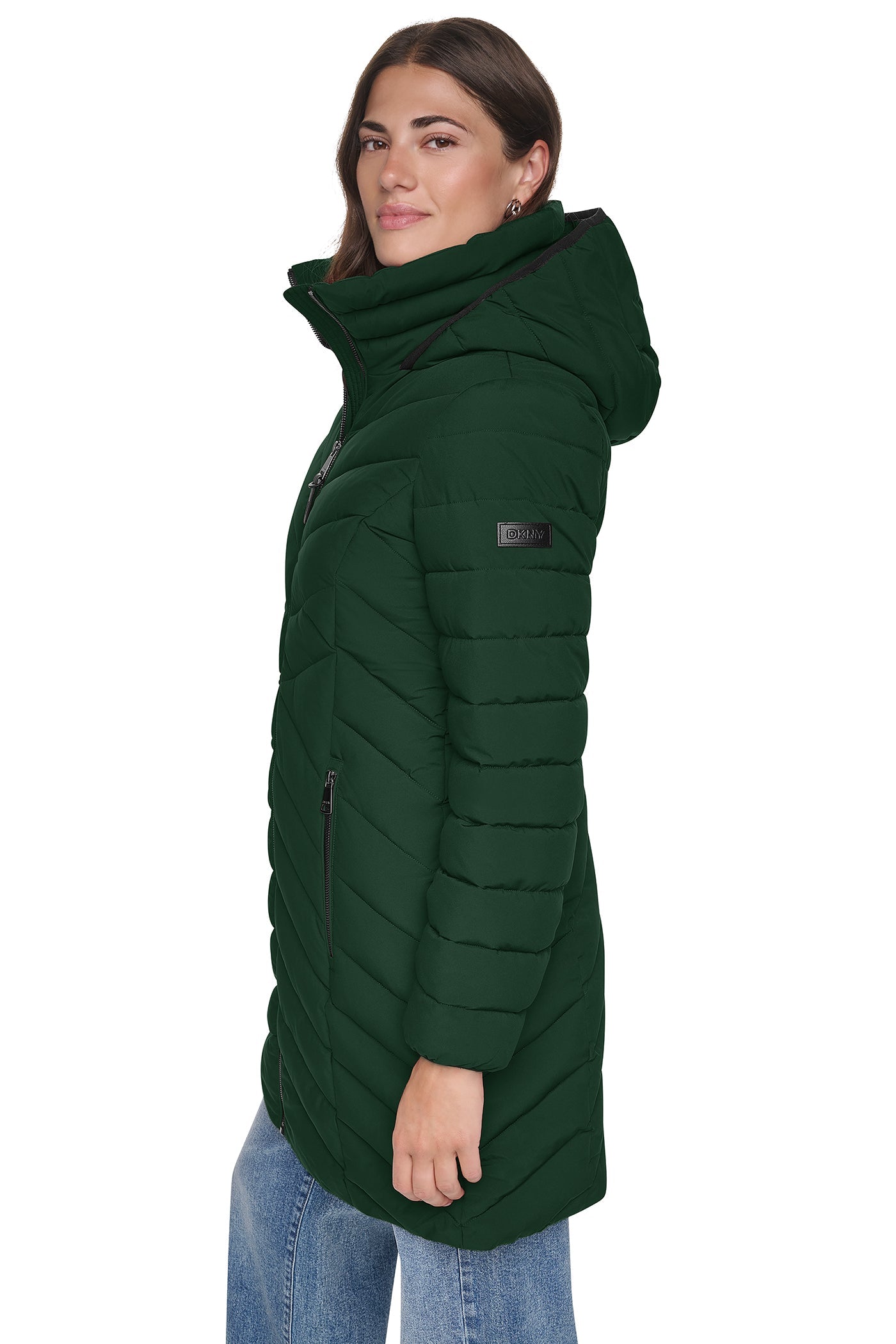 STRETCH PUFFER JACKET - Hunter - 4