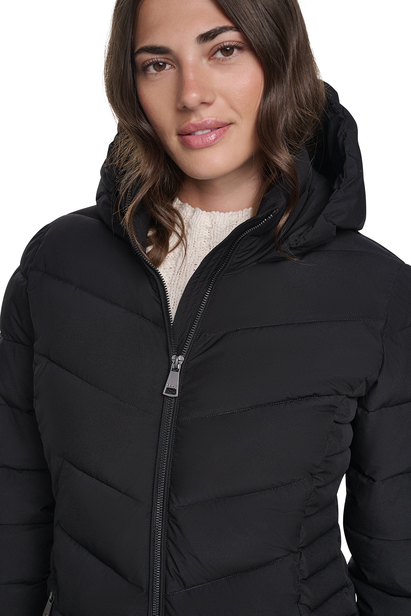 PACKABLE PUFFER JACKET - Black - 7