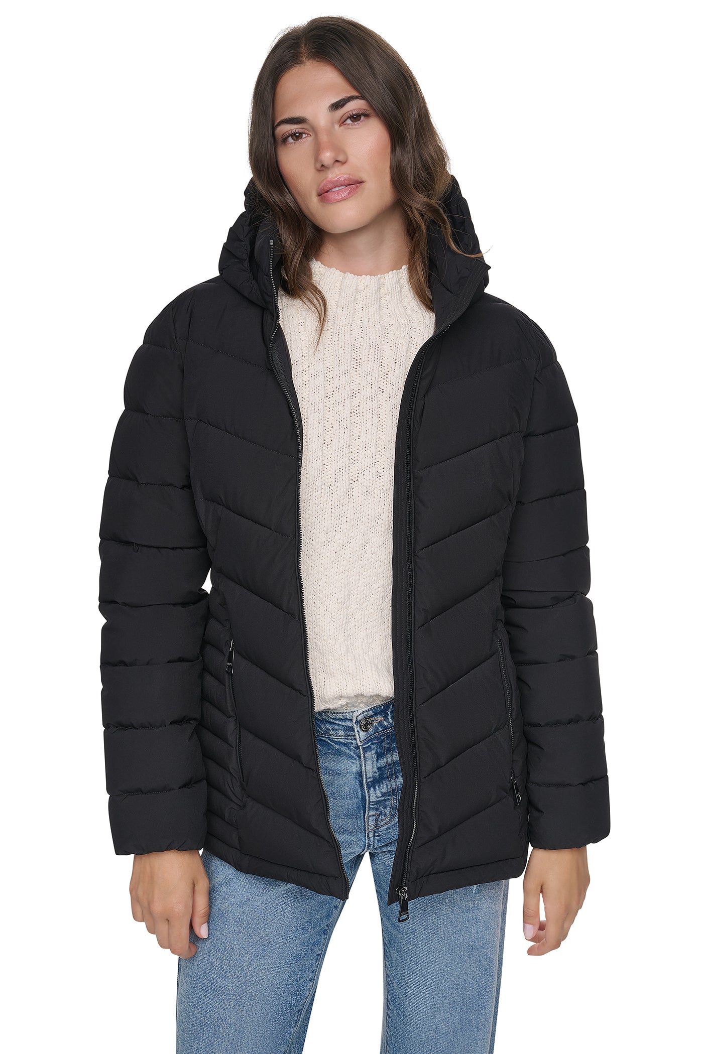 PACKABLE PUFFER JACKET - Black - 6