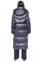 PEARALIZED MAXI PUFFER JACKET - Titan - 3