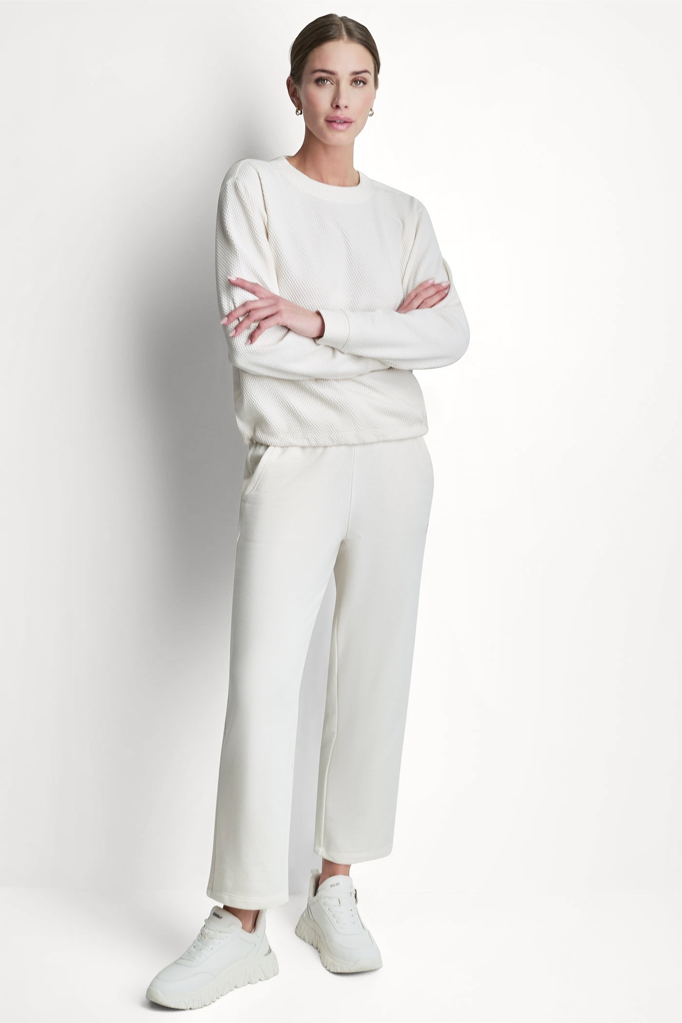 JACQUARD KNIT PULLOVER - Eggnog - 4
