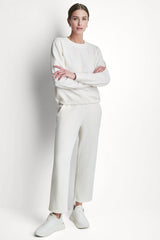 JACQUARD KNIT PULLOVER - Eggnog - 4