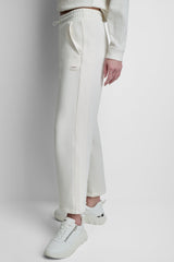 JACQUARD MIX HIGH-RISE ANKLE PANT - Eggnog - 4