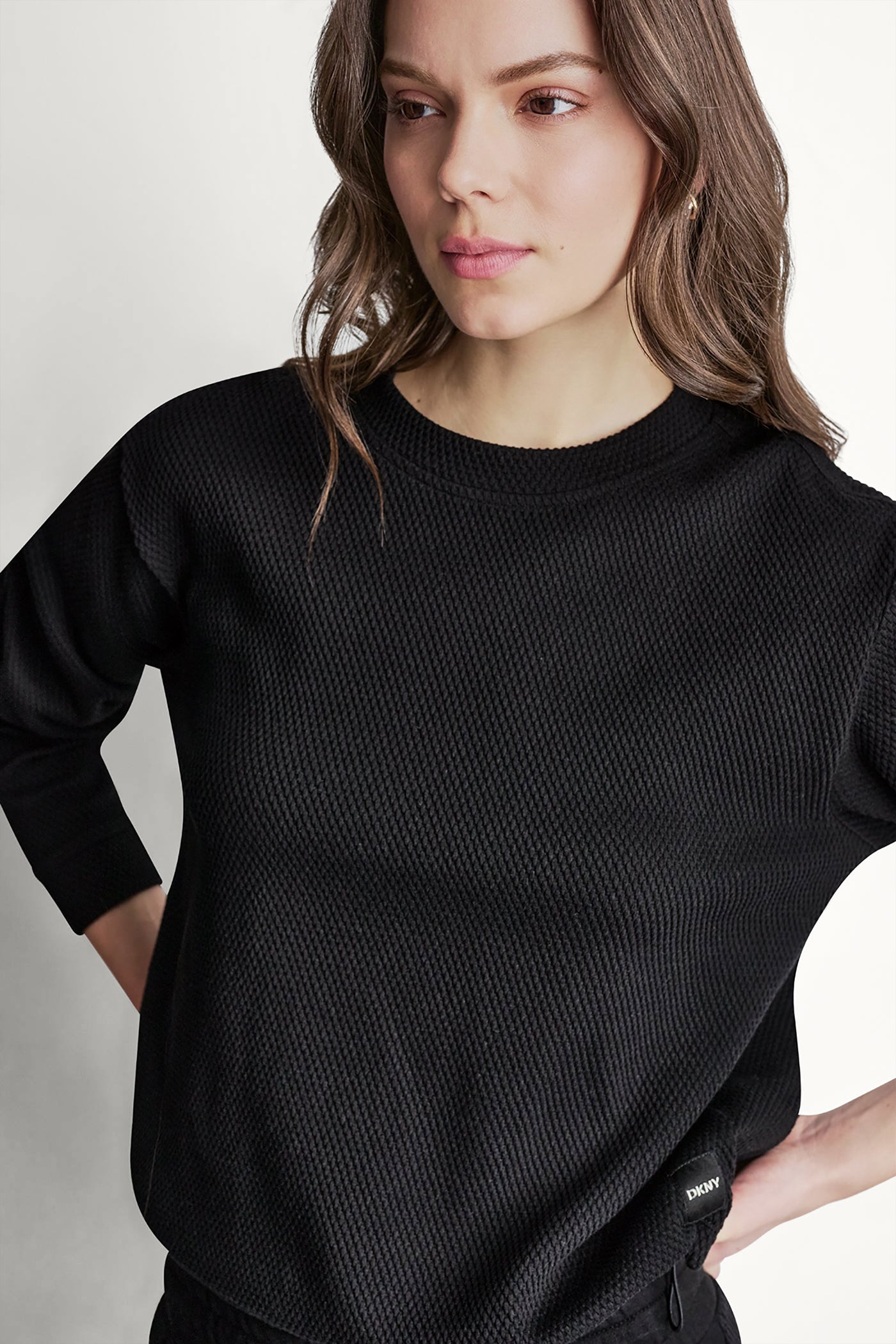 JACQUARD KNIT PULLOVER - Black - 2