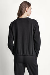 JACQUARD KNIT PULLOVER - Black - 3