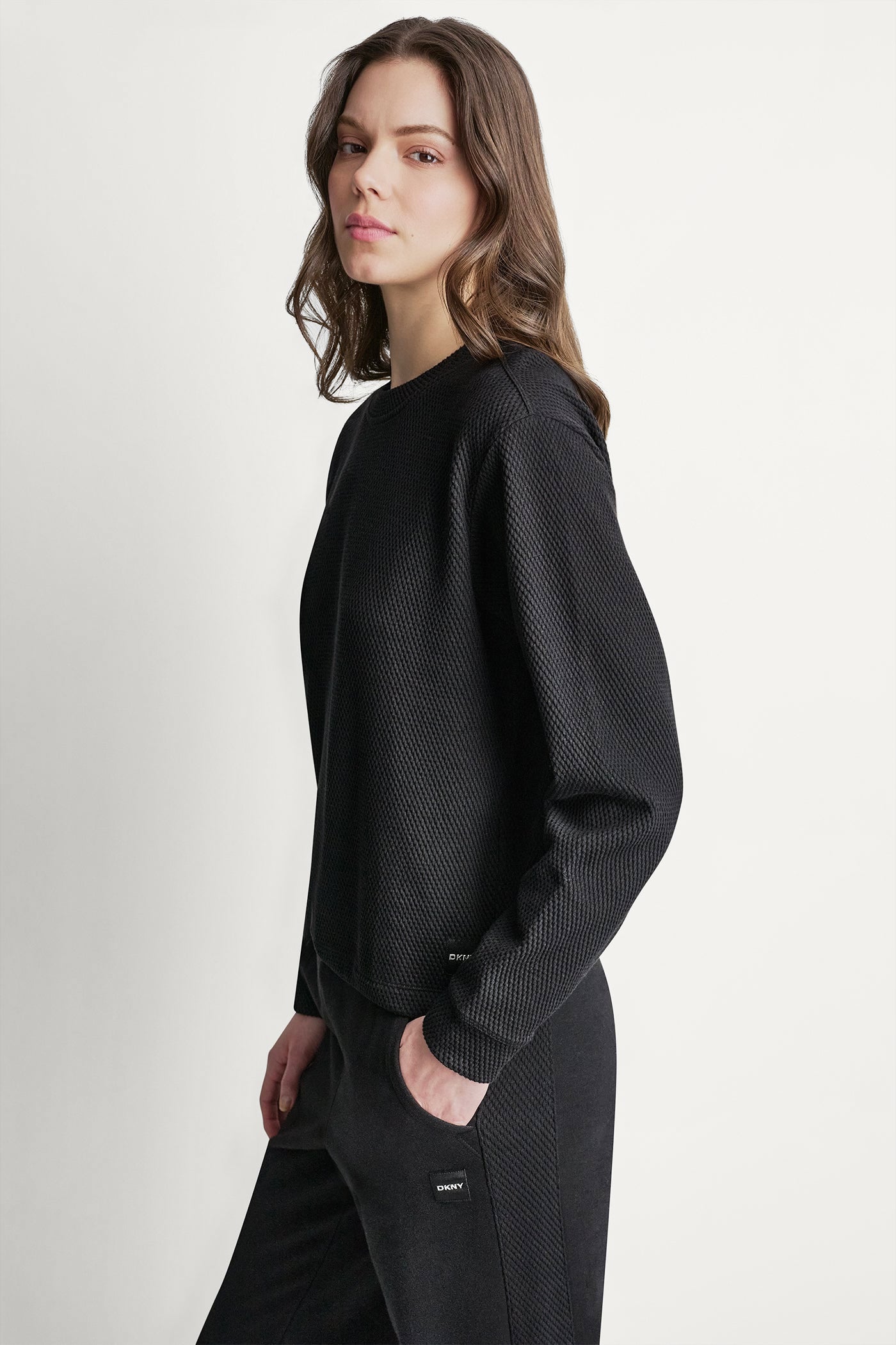JACQUARD KNIT PULLOVER - Black - 4