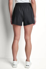 HUDSON STRETCH HIGH-RISE SHORT - Black - 3