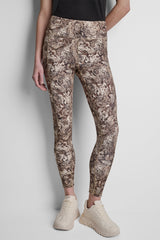 HIGH-RISE 7/8 PRINTED LEGGING - Serpent Chestnut - 2