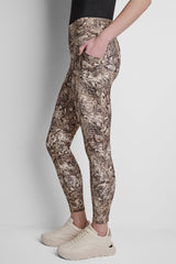 HIGH-RISE 7/8 PRINTED LEGGING - Serpent Chestnut - 4