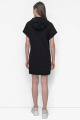 TWO TONE LOGO DRAWCORD SNEAKER DRESS - Black - 3
