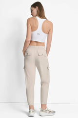 HIGH-RISE RELAXED CARGO JOGGER - Pebble - 3