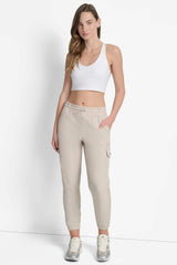 HIGH-RISE RELAXED CARGO JOGGER - Pebble - 2