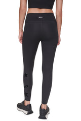 HIGH-RISE STAR 7/8-LENGTH LEGGING - Black/Black - 3