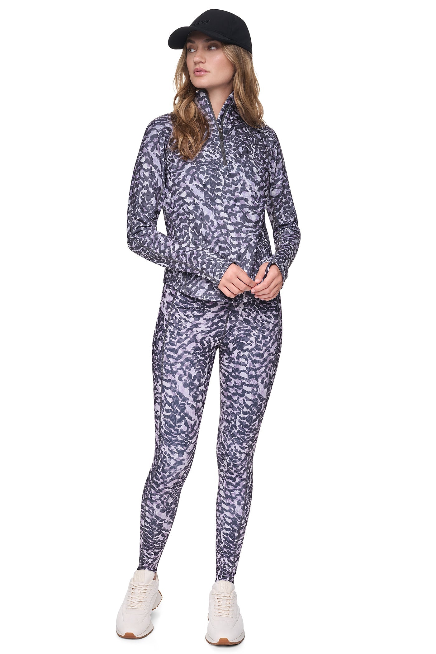 HIGH-RISE SIDE POCKET LEGGING - Lilac Frost Animal Disguise - 6