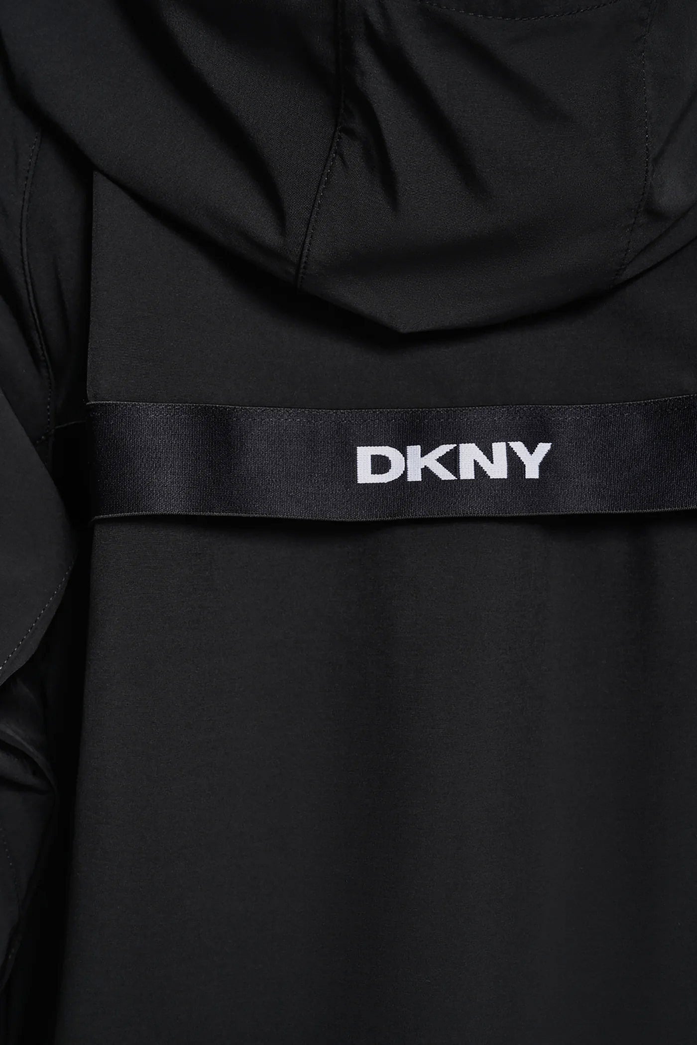 LOGO HOODED SHORT JACKET - Black - 7