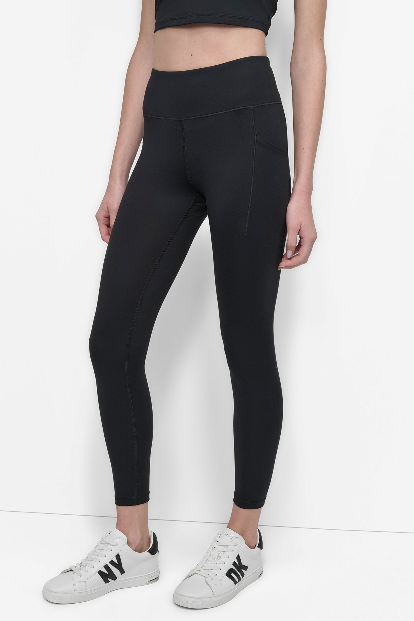 MID-RISE 7/8-LENGTH LEGGING - Black - 1