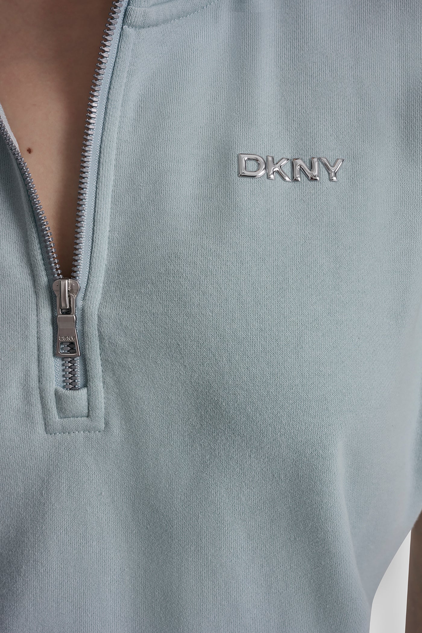 METALLIC BUBBLE LOGO SNEAKER DRESS - Mineral - 7