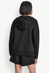 FOIL LOGO FULL-ZIP HOODIE - Black/Silver - 3