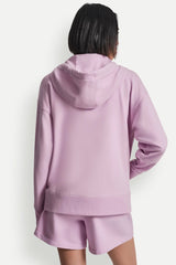 FOIL LOGO FULL-ZIP HOODIE - Pink Lavender/Silver - 3