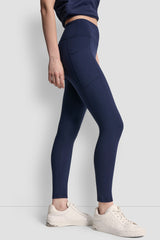 HIGH-RISE LOGO 7/8 LENGTH LEGGING - Peacoat - 1