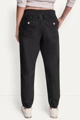 HIGH-RISE SLIM UTILITY JOGGER - Black - 3