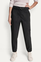 HIGH-RISE SLIM UTILITY JOGGER - Black - 2