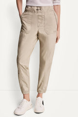 HIGH-RISE SLIM UTILITY JOGGER - Pebble - 2