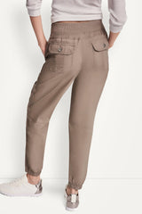 HIGH-RISE SLIM UTILITY JOGGER - Mushroom - 3