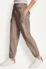 HIGH-RISE SLIM UTILITY JOGGER - Mushroom - 4
