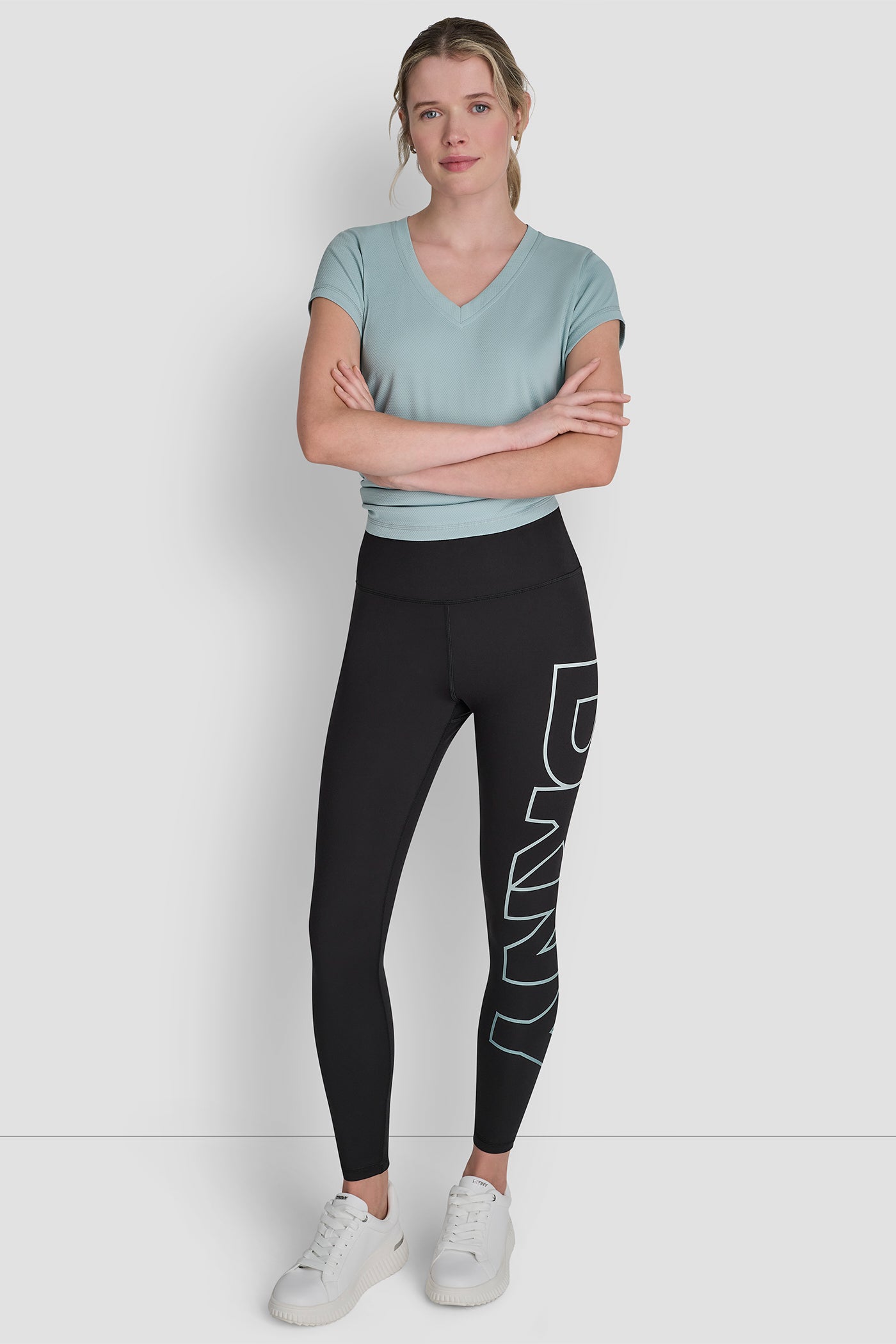 HIGH WAIST 7/8 BALANCE COMPRESSION EXPLODED OMBRE - Mineral Combo - 5