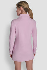 FUNNEL NECK JACKET - Pink Lavender - 3