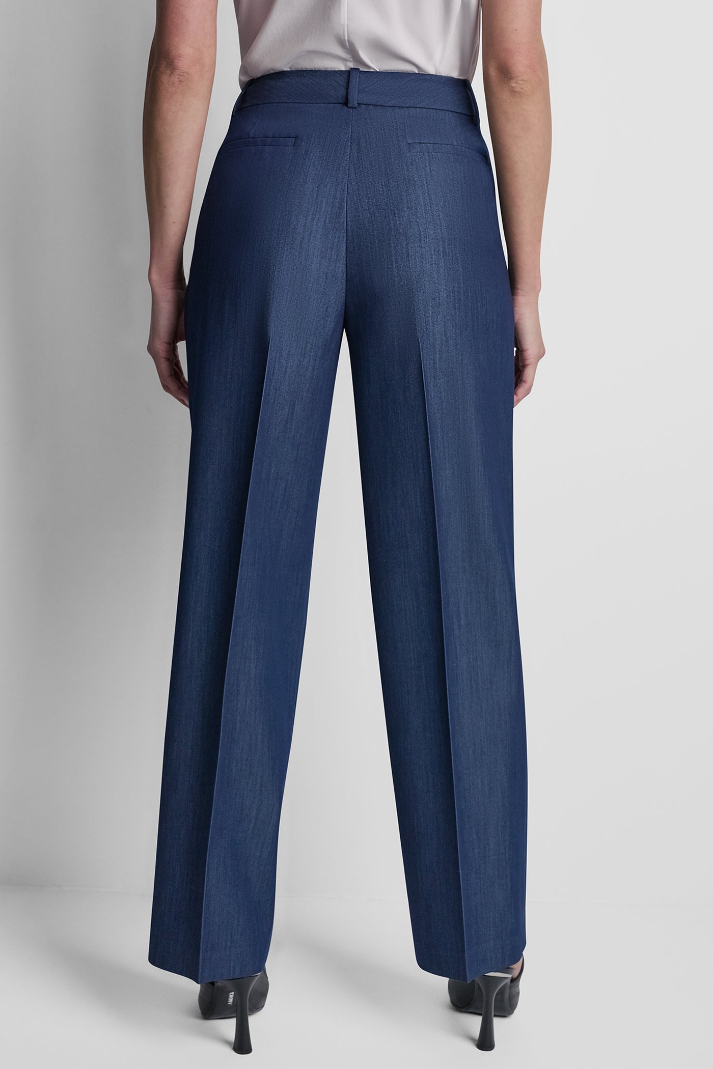 STRAIGHT LEG TROUSER - Dark Navy - 5