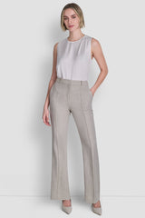 STRAIGHT LEG MODERN FIT PANT - Pebble/White - 2