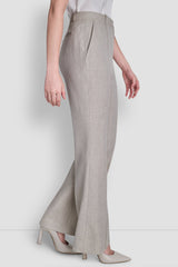 STRAIGHT LEG MODERN FIT PANT - Pebble/White - 4