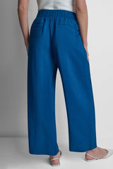MID-RISE WIDE LEG PANT - Admiral - 3
