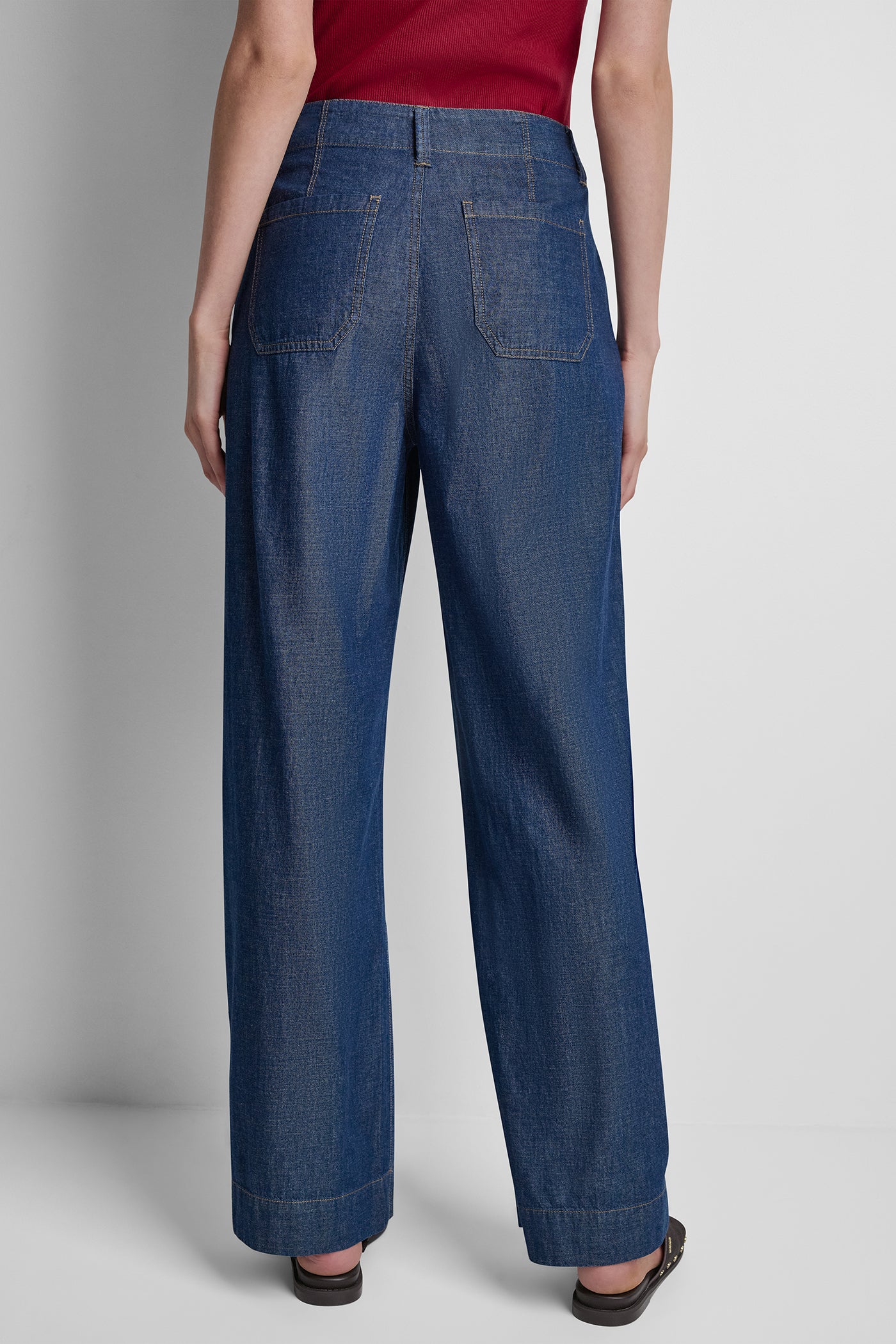 HIGH-RISE STRAIGHT LEG PANT - Crosby Wash - 3