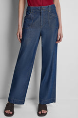 HIGH-RISE STRAIGHT LEG PANT - Crosby Wash - 2
